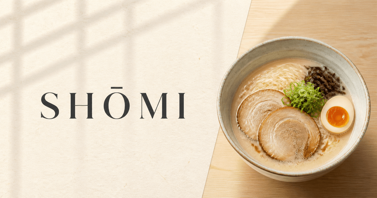 赏味 SHŌMI|豚骨拉面